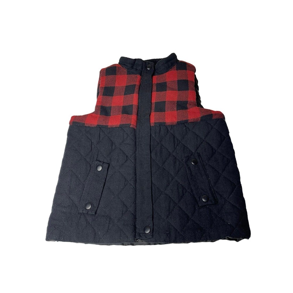 tommy bahama Buffalo plaid vest 4 T